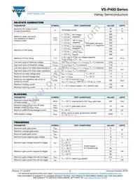 VS-P405KW Datasheet Page 2
