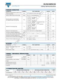 VS-RA160FA120 Datasheet Page 2