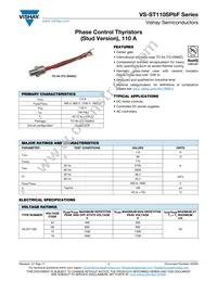 VS-ST110S16P1 Datasheet Cover