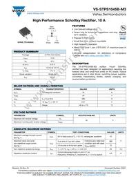 VS-STPS1045B-M3 Datasheet Cover