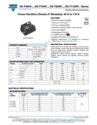 VS-T110HF80 Datasheet Cover