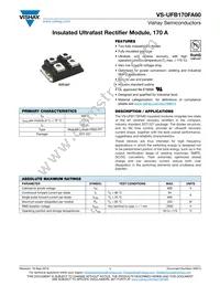 VS-UFB170FA60 Datasheet Cover