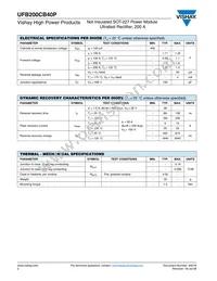 VS-UFB200CB40P Datasheet Page 2