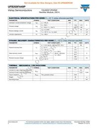 VS-UFB200FA40P Datasheet Page 2
