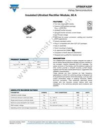 VS-UFB60FA20P Datasheet Cover