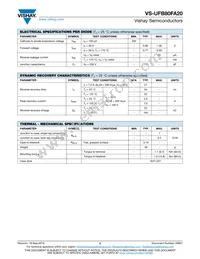 VS-UFB80FA20 Datasheet Page 2