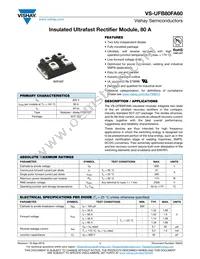 VS-UFB80FA60 Datasheet Cover