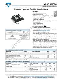 VS-UFH280FA30 Datasheet Cover