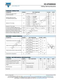 VS-UFH60BA65 Datasheet Page 2