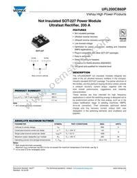 VS-UFL200CB60P Datasheet Cover