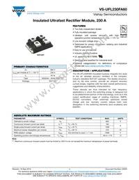 VS-UFL230FA60 Datasheet Cover