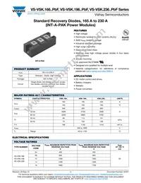 VS-VSKC196/16PBF Datasheet Cover