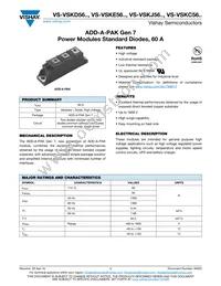 VS-VSKD56/12 Datasheet Cover