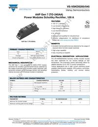 VS-VSKDS200/045 Datasheet Cover