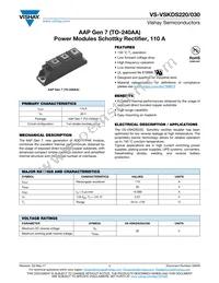 VS-VSKDS220/030 Datasheet Cover