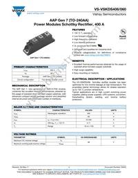 VS-VSKDS408/060 Datasheet Cover