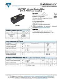 VS-VSKEU300/12PBF Datasheet Cover