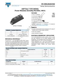 VS-VSKJS440/030 Datasheet Cover