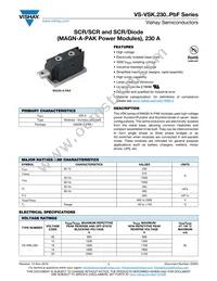 VS-VSKT230-20PBF Datasheet Cover