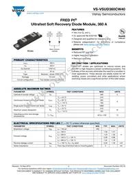 VS-VSUD360CW40 Datasheet Cover