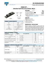 VS-VSUD405CW60 Datasheet Cover