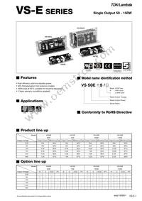 VS150E5 Datasheet Cover