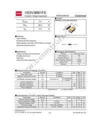 VS3V3BB1FST40NB Datasheet Cover