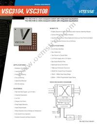 VSC3108VP-01 Datasheet Cover