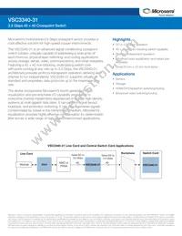 VSC3340YJJ-31 Datasheet Cover