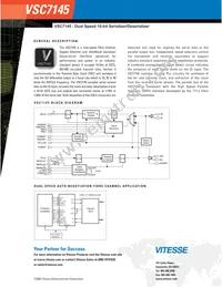 VSC7145RU-34/C Datasheet Page 2