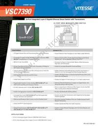 VSC7390XHO Datasheet Cover