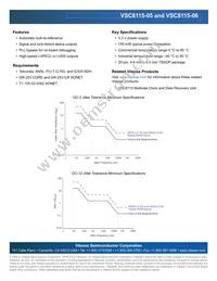 VSC8115YA-06-T Datasheet Page 2