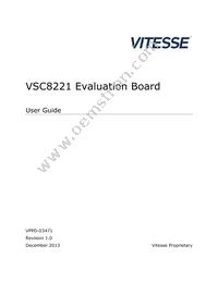 VSC8221EV Datasheet Cover