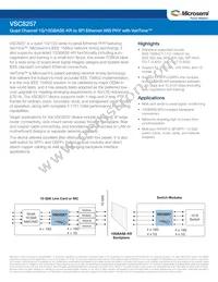 VSC8257EV Datasheet Cover