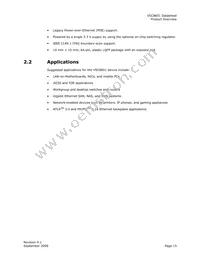 VSC8601XKN Datasheet Page 15