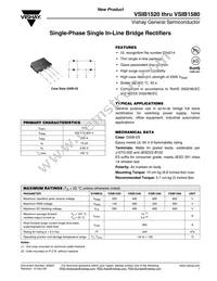 VSIB1580-E3/45 Datasheet Cover