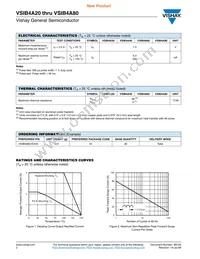 VSIB4A60-E3/45 Datasheet Page 2