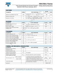 VSKTF200-12HK Datasheet Page 3