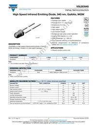 VSLB3948 Datasheet Cover