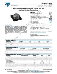 VSMY98145DS Datasheet Cover