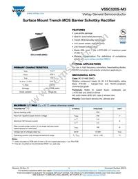 VSSC520S-M3/57T Datasheet Cover