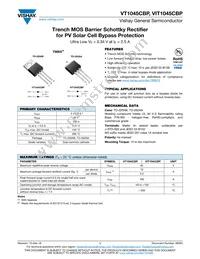 VT1045CBP-M3/4W Datasheet Cover