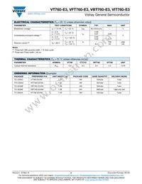 VT760-E3/4W Datasheet Page 2