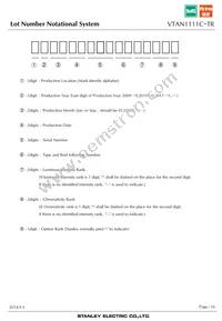 VTAN1111C-TR Datasheet Page 16