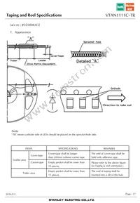 VTAN1111C-TR Datasheet Page 17