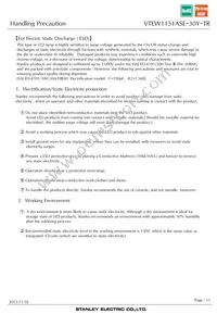 VTEW1151ASE-30Y-TR Datasheet Page 11