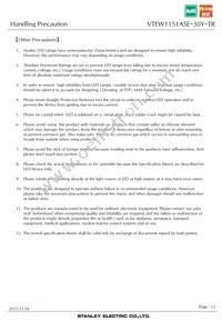 VTEW1151ASE-30Y-TR Datasheet Page 12