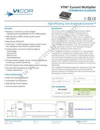 VTM48EH015M050A00 Datasheet Cover