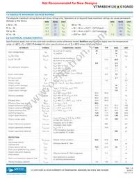 VTM48EH120M010A00 Datasheet Page 2
