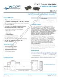 VTM48ET030M070A00 Datasheet Cover
